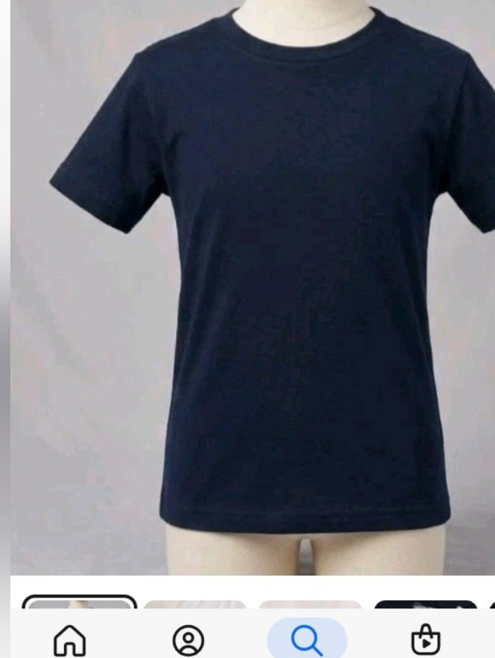 wonder nation Dark Navy Short Sleeve Crewneck Tee